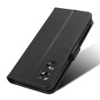 Pattintható tok a Oppo A17, Smart Magnet, fekete