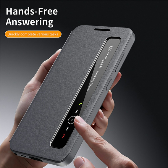 Smart View Window bőr tok Samsung Galaxy S26 Ultra készülékhez