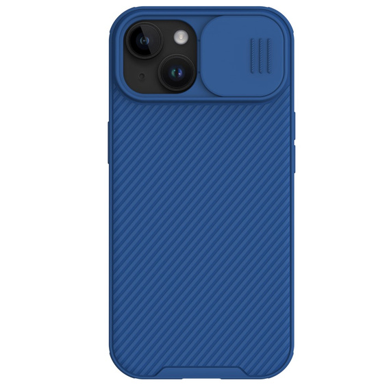 Nillkin páncélozott tok iPhone 15 Plus készülékhez, CamShield Pro, kék