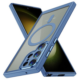 Tok Samsung Galaxy S24 Ultra, ERBORD Impact Guard, MagSafe, kék