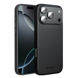 QIALINO tok iPhone 17 Pro Max készülékhez, MagSafe-hoz, kameravédelemmel, fekete