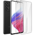 2x edzett üveg a Samsung Galaxy A53 5G, ERBORD 9H Hard Glass a képernyőn