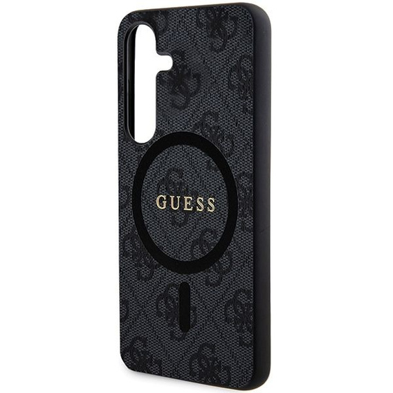 Guess 4G Ring Classic Logo tok Samsung Galaxy S24-hez, fekete