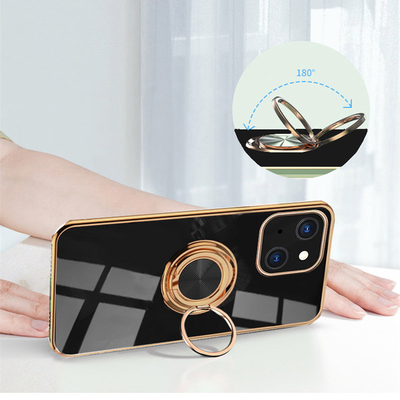 Telefontok a iPhone 13 mini, Electro Ring, fekete