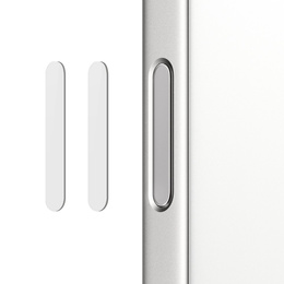 2x NORTHJO kamera vezérlőgomb üveg iPhone 16 / 16 Plus / 16 Pro / 16 Pro Max készülékhez, fehér