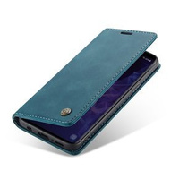 CASEME tok Samsung Galaxy S9, Leather Wallet Case, kék