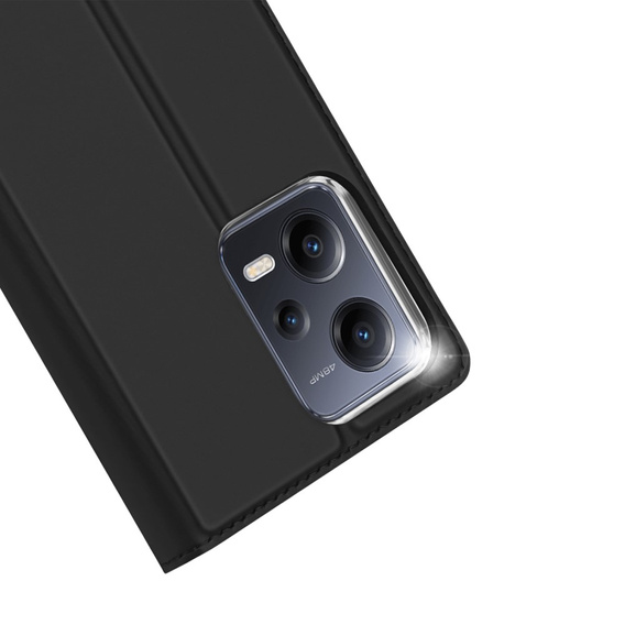 Dux Ducis Telefontok a Xiaomi Redmi Note 12 5G / POCO X5 5G, Skinpro, fekete