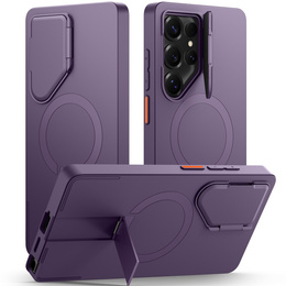 Tok Samsung Galaxy S25 Ultra készülékhez, Suritch Shockproof, MagSafe, lila