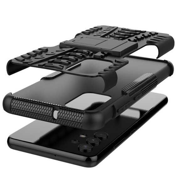 Telefontok a Samsung Galaxy A32 4G, Tire Armor, fekete