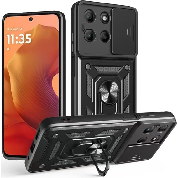 Telefontok a Motorola Moto G15 / Motorola Moto G15 Power, CamShield Slide, fekete