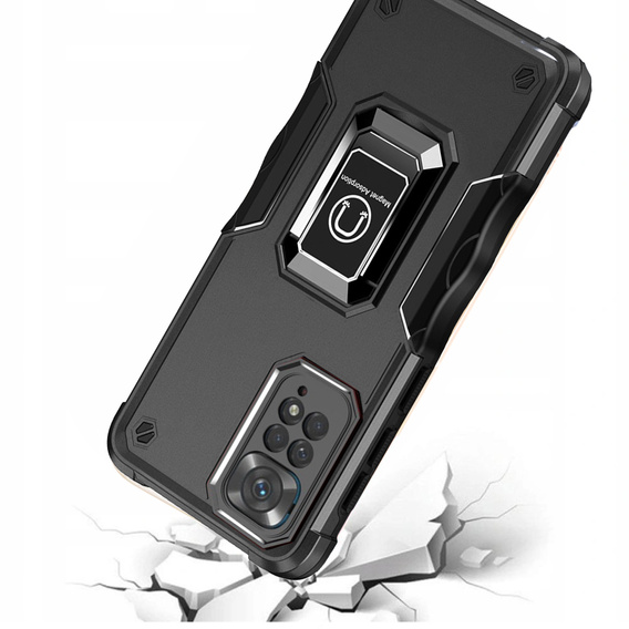 Telefontok a Xiaomi Redmi Note 11 / 11S, Dual-Layer Armor, fekete