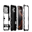 Páncélozott tok a iPhone 16 Pro, R-JUST, fekete