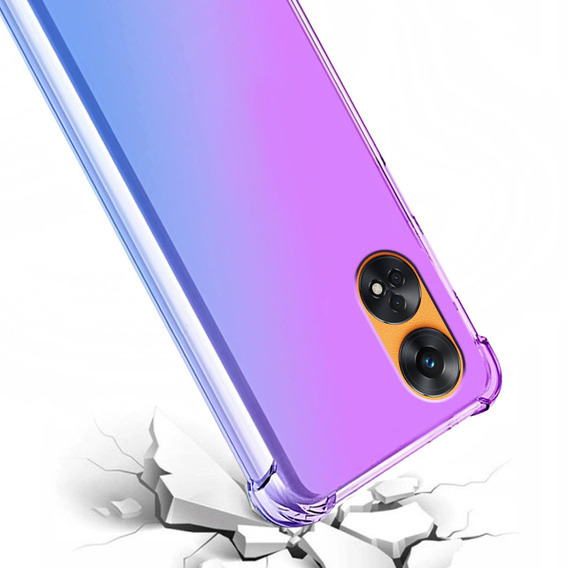 Tok Oppo Reno8 T, Gradient Dropproof, Lila / kék
