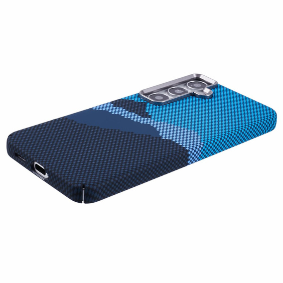 Tok Samsung S25+ Plus, Carbon Fiber MagSafe, kék / tengerészkék