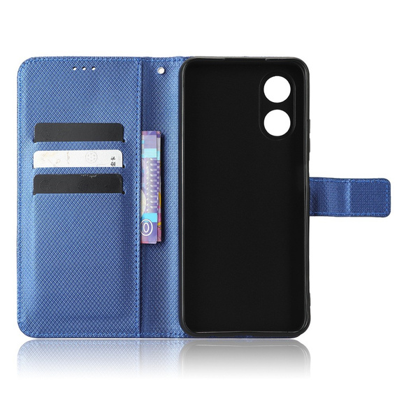Pattintható tok a Oppo A17, Smart Magnet, kék