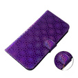Pattintható tok a Oppo A17, Wallet mandala, lila