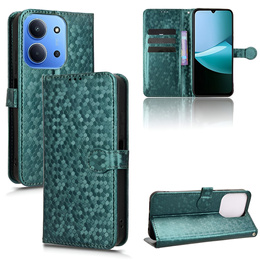 Flap tok Xiaomi Redmi 15C 4G/LTE, Wallet Rhombus, zöld