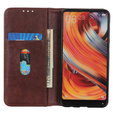 Telefontok a Samsung Galaxy S24 Ultra, Wallet Litchi Leather, barna