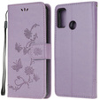 Pattintható tok a Motorola Moto G10 / G30, Butterfly, kék