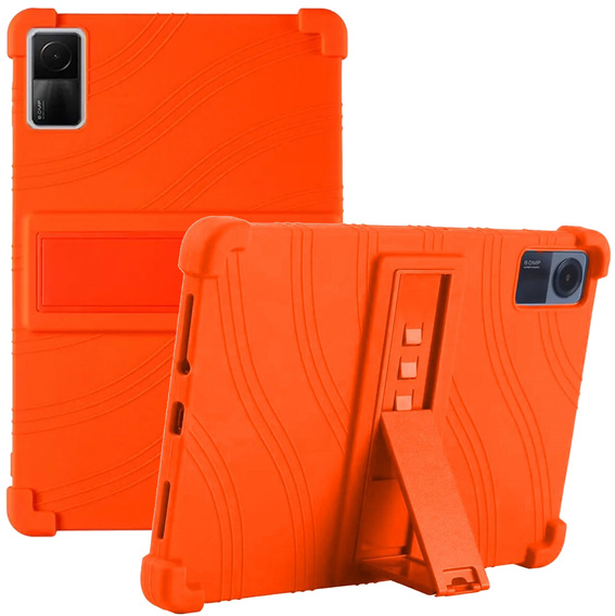 Szilikon tok Xiaomi Redmi Pad SE 11", Impact, páncélozott, narancssárga