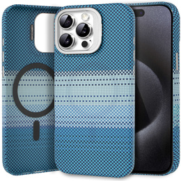 Tok iPhone 15 Pro készülékhez, Frame Kickstand, MagSafe, Moon Blue