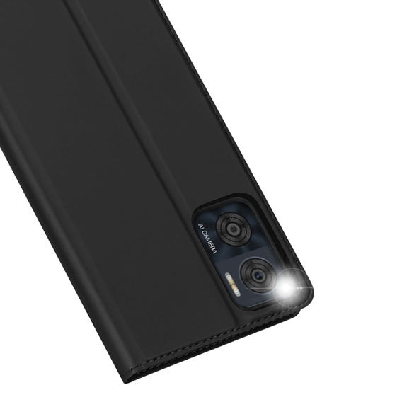Dux Ducis Telefontok a Motorola Moto E22 / E22i, Skinpro, fekete