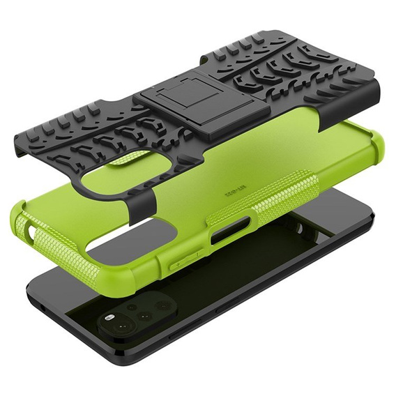 Telefontok a Motorola Moto G22, Tire Armor, zöld