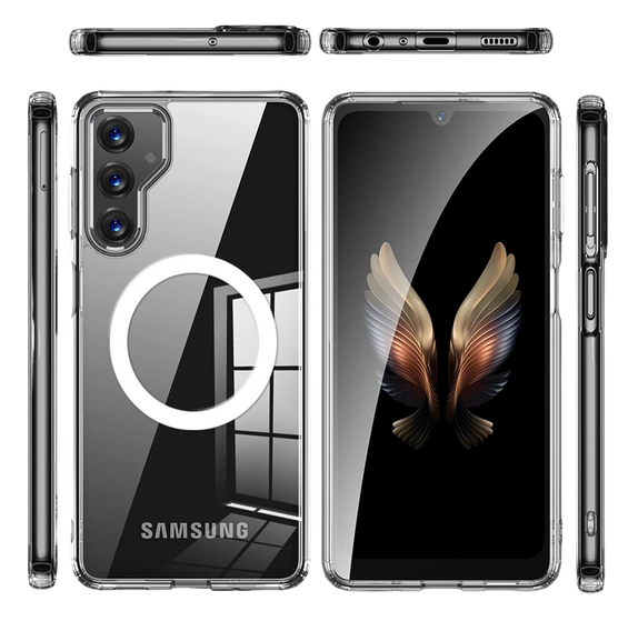 Tok a Samsung Galaxy A35 5G, Fusion Hybrid, MagSafe-hoz, átlátszó