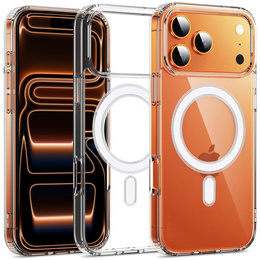 Mágneses tok TPU + akril iPhone 17 Pro Max készülékhez