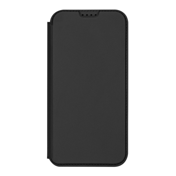 Dux Ducis tok iPhone 17-hez, Skin Pro, patenttal, kártyafoglalattal, fekete