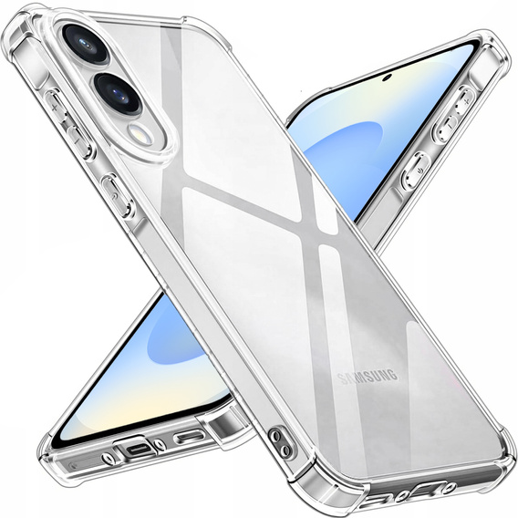 Telefontok a Samsung Galaxy S25 Edge, Dropproof, átlátszó