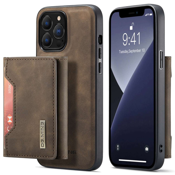 Telefontok a iPhone 14 Pro, DG.MING 2in1, kávé