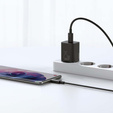 Baseus Super Si PD 25 W USB-C hálózati töltő + USB-C kábel, fekete