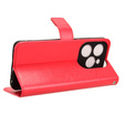 Pattintható tok a Infinix Hot 40i, Crazy Horse Wallet, piros
