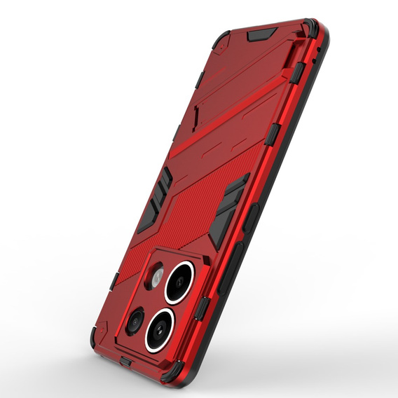 Tok Xiaomi Redmi Note 13 Pro 5G, Military kickstand, piros