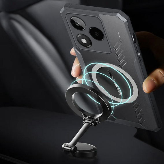 Tok Honor 400 Lite, mágneses lemezzel, átlátszó / fekete