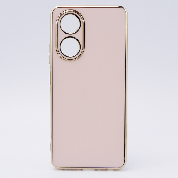 Tojás Oppo A58 4G, Glamour CamShield, rózsaszín rose gold