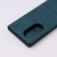 Telefontok a Oppo Reno 10 / 10 Pro, ERBORD Vintage, pénztárca patenttal, kék