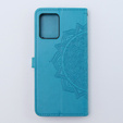 Pattintható tok a Motorola Moto G54 5G, Mandala, kék