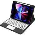 Tok + billentyűzet iPad Air 10.9 4 2020 / 5 2022, Touchpad, fekete