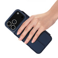 Dux Ducis tok iPhone 17 Pro, Skin Pro, pánttal, kártyafoglalattal, tengerészkék színben