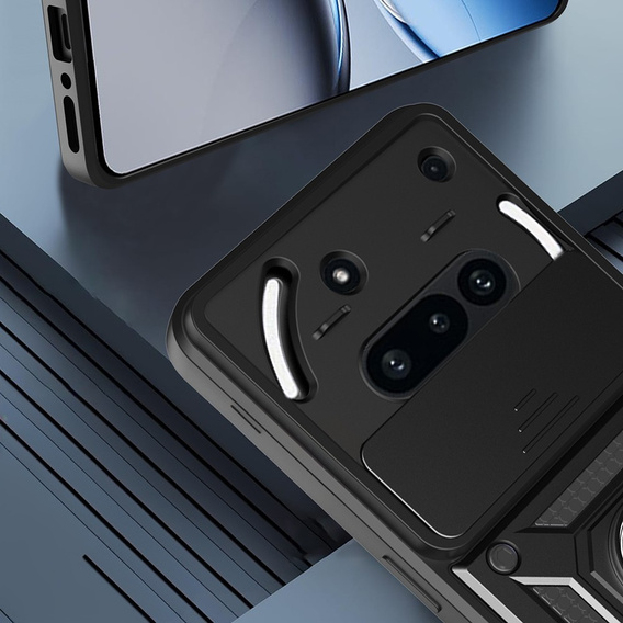 Telefontok a Nothing Phone 3a, CamShield Slide, fekete