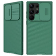 Tok Samsung Galaxy S23 Ultra, páncélozott Nillkin, CamShield Pro, zöld