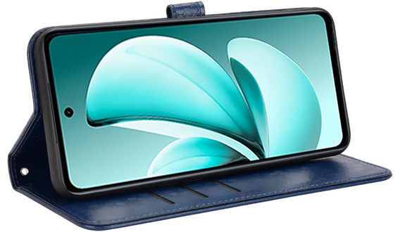 Flap tok Realme C71, Wallet Rhombus, kék