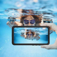 IP68 vízálló tok a Samsung Galaxy S22 Ultra, Redpepper Dot+, fekete