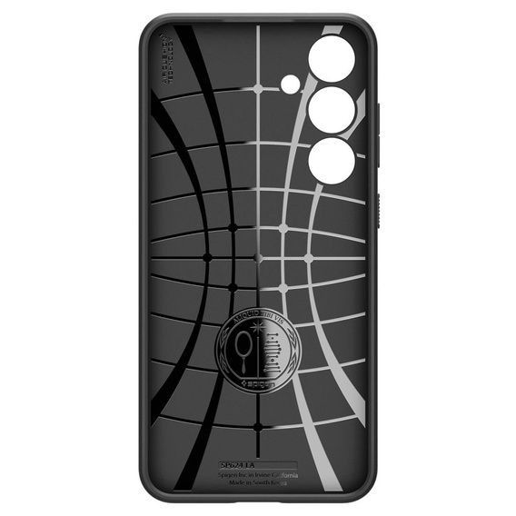 A Spigen tok Samsung Galaxy S24 FE, Liquid Air, fekete + 9H edzett üveghez