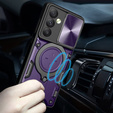 Páncélozott tok Samsung Galaxy A54 5G, CamShield Slide, lila