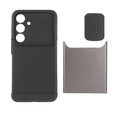 Telefontok a Samsung Galaxy S24, ERBORD CamProtect Slide Camera, szürke gunmetal