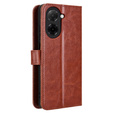 Pattintható tok a Xiaomi Redmi A5, Crazy Horse Wallet, barna