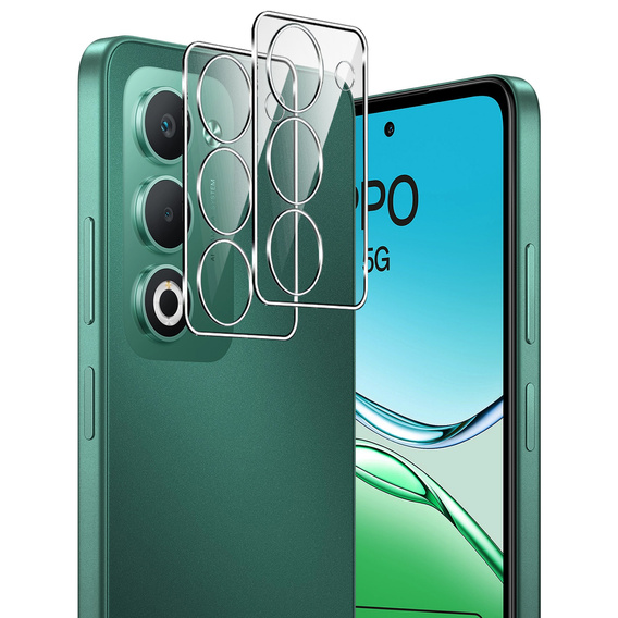 2x ERBORD kamera edzett üveg a Realme 12 Pro / 12 Pro+ készülékhez, átlátszó